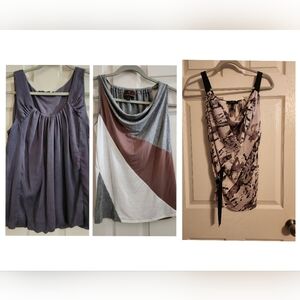 Three Sleeveless Tops - Perfect For Work!